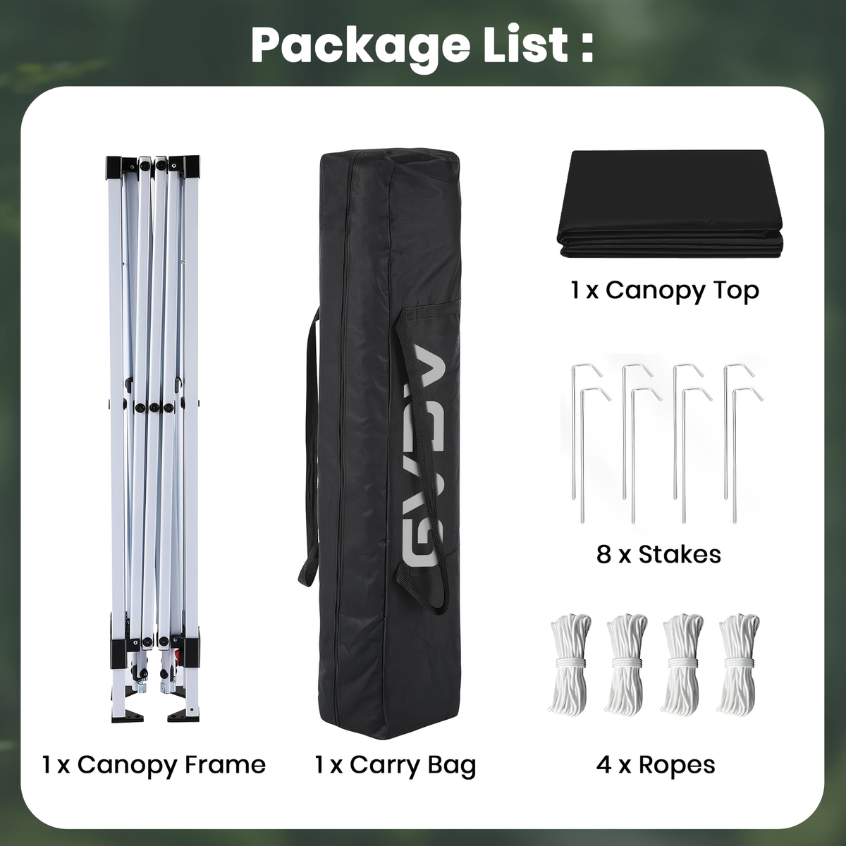 Straight-Leg 10x10ft Pop-Up Canopy Tent with 420D Oxford Top, Three Heights and Eight Colors