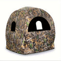 Hunting Blind Pop Up Deer Blind 270° View Camouflage Tent Bag for Garden, Patio and Yard Use