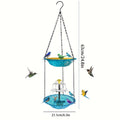 Solar Bird Bath Fountain 3-Tier with Pump for Garden, Patio and Yard Use, with the Listed Configuration