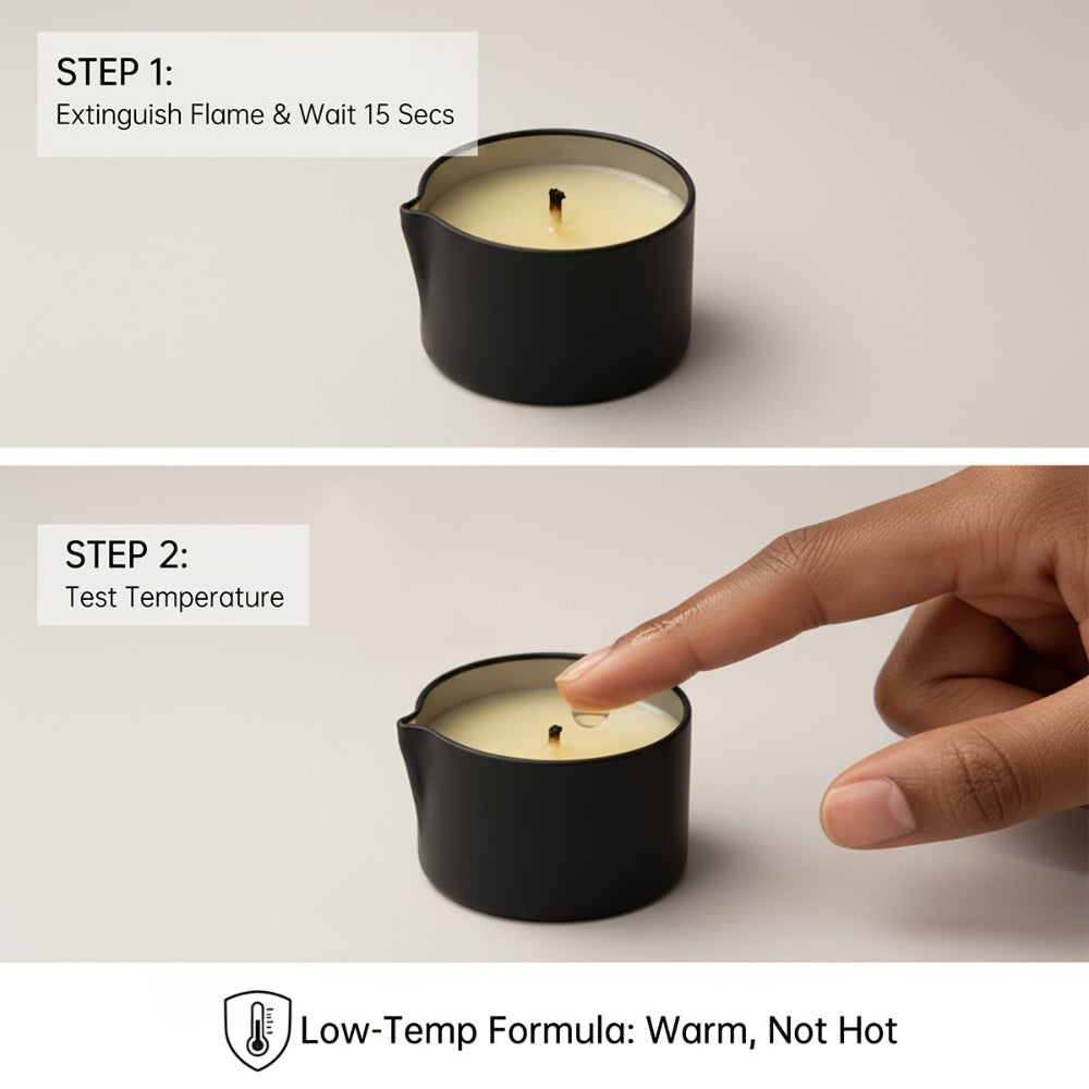 Luxury Soy Wax Candle 2-in-1 Massage Body Oil Essential Oil 20+ Scents 1pc 2pcs 6pcs Warm Moisturizing Lotion Spa Nail Salon Wedding