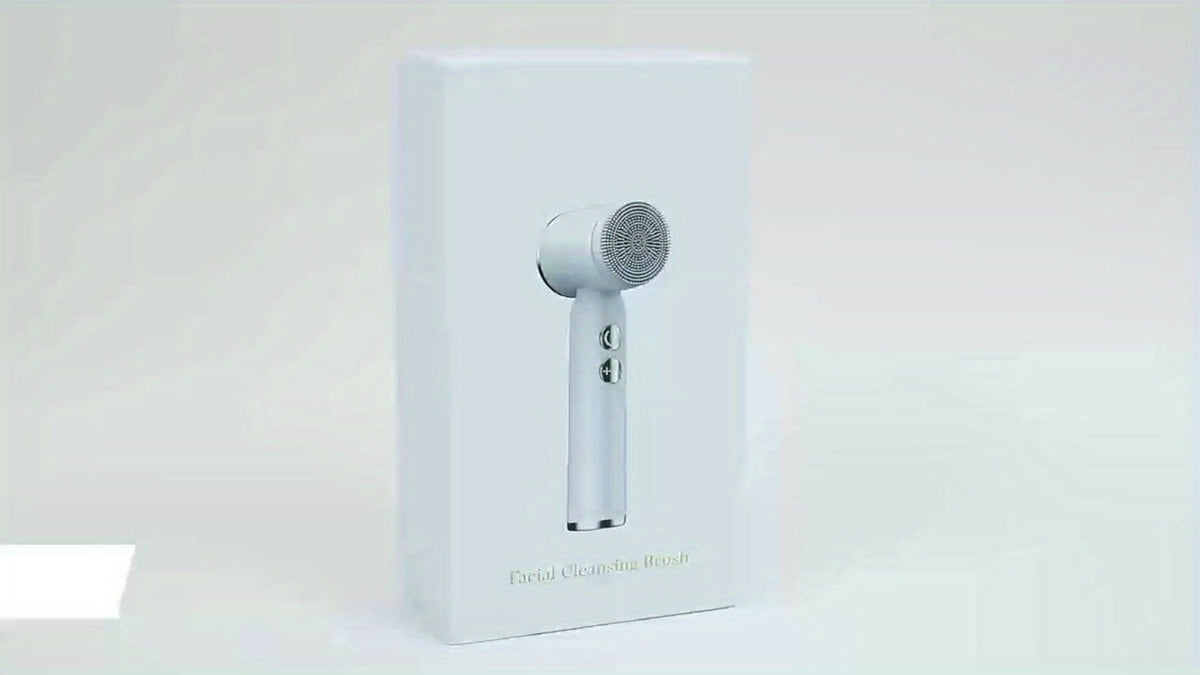 EMS Microcurrent Face Massager Device V-Face Lifting Double Chin Reducer Neck Rejuvenation 6-in-1 Brush Heads for Home or Salon Spa Use