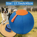 Inflatable Dog Ball Large Bear Shape Interactive Training Ball for Dogs Boredom Buster Toy for Bulldogs Australian Shepherds Golden
