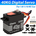High Torque Digital Servo 180° Metal Gear, 25T Servo Arm for 1/8 1/10 RC Cars Trucks Crawlers & Robots