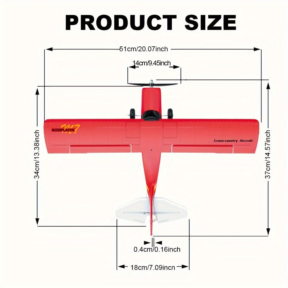 Brushless Fixed Wing RC Plane 6-Channel 6-Axis Gyro 3D Aerobatic Stunts 2 Batteries Included