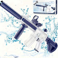 Continuous-Fire Water Gun for Kids & Adults, High- Long-Range Squirt Blaster for Summer Beach Pool Backyard Outdoor Play