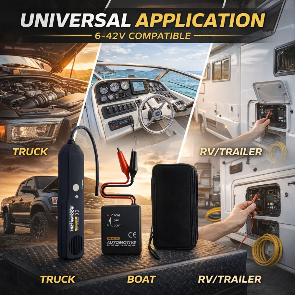 Automotive Wire Tracker EM415PRO 6-42V DC – Non-Contact Induction Probe Circuit Tester for Fast Locating Broken Wires & Short Circuits