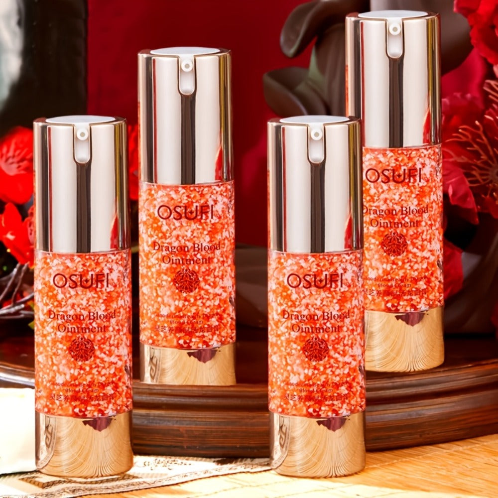 Face Cream Dragon Blood Placenta Formula with Vitamin C, Glycerin and 2-Pack or 4-Pack Options