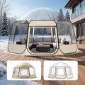 Pop Up Bubble Tent Clear Dome Tent 540° Panoramic Outdoor Shelter for Garden, Patio and Yard Use