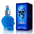 Alcohol-Free Perfume Oil for Men Blue Crystal Skull Bottle 30ml Woody Cologne Portable Travel Fragrance Unique Gift for Him