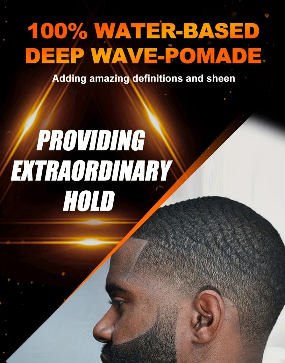 360 Wave Pomade Strong Hold Hair Styling with Jojoba Oil – Frizz Control Moisturizing Formula for Dreads Locks Twists Coily Curly Wavy Hair