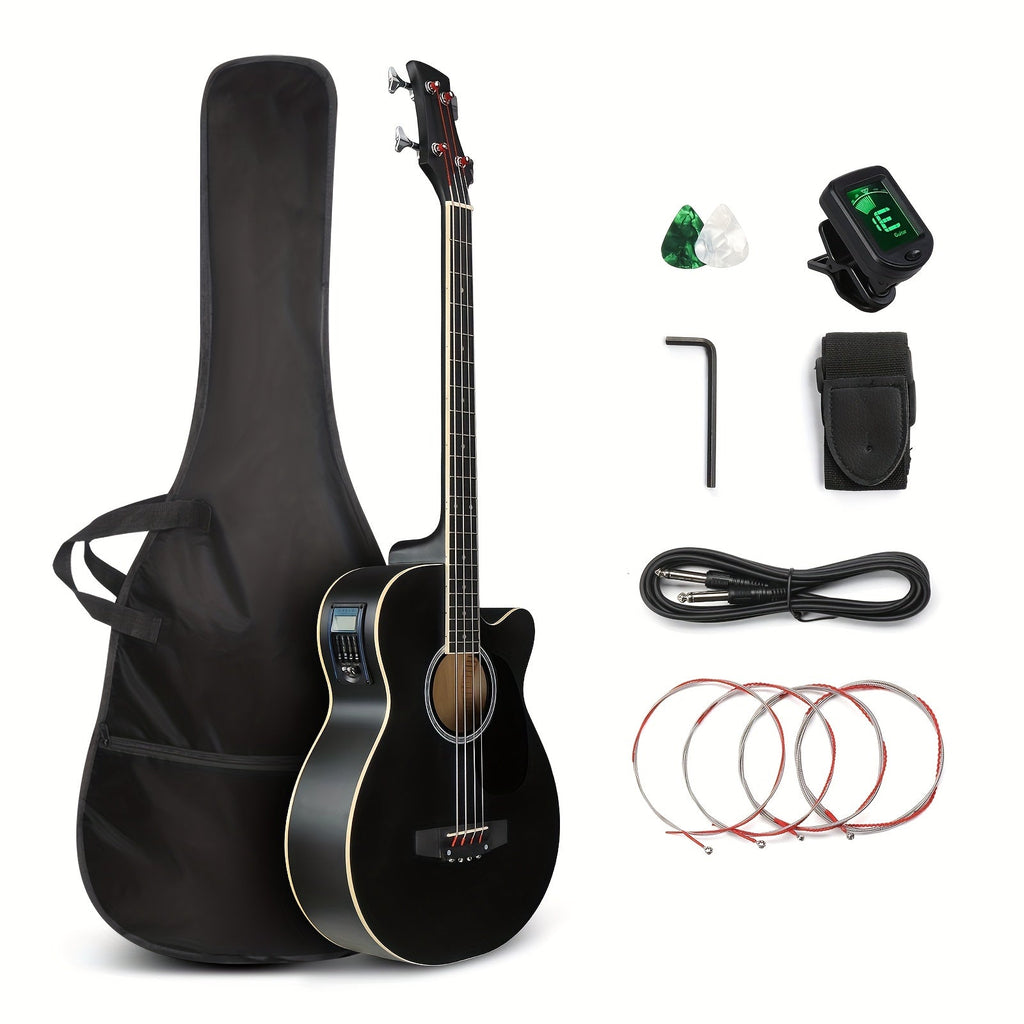 Acoustic Guitar shown in the Black option