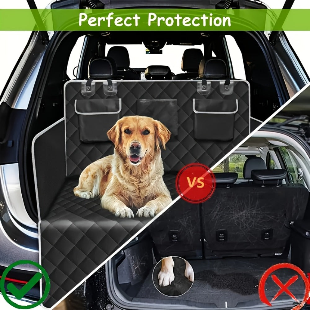 Car Trunk Mat with Storage Bag, Anti-Slip Pet Cargo Pad & Vehicle Trunk Protection Liner, Waterproof Non-Slip Bottom
