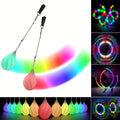 Glow Poi Balls LED Spinning Set 1 Pair with the Listed Color, Size or Set Options for Everyday Use