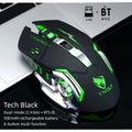Bluetooth 5.0 2.4G Dual Mode Wireless RGB Gaming Mouse Silent 6 Button USB-C Rechargeable for an Everyday Personal Care Routine
