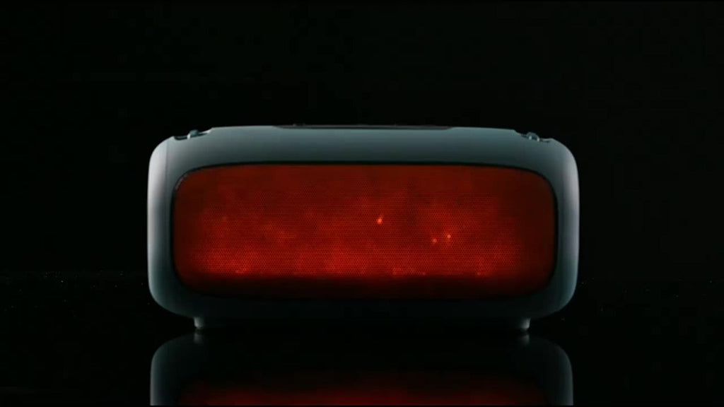 Portable Bluetooth Speaker with Bluetooth 5.3, TWS, 1800mAh Battery, LED Light, AUX and TF Input
