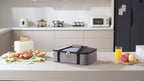 Insulated Casserole Carrier, 15.7-Inch Baking Dish Bag in Single or Double-Deck Configurations