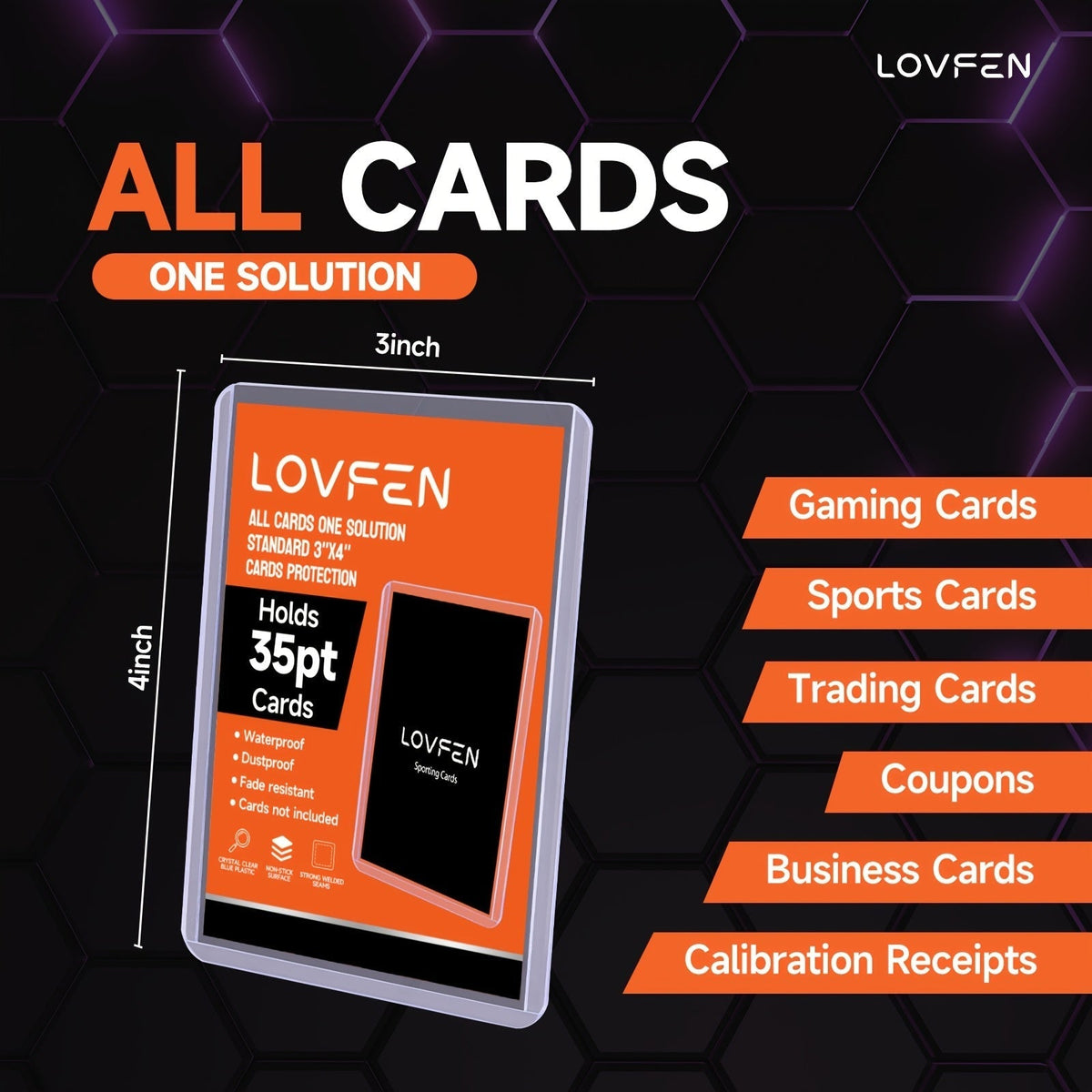 Card Toploads & Sleeves 3x4 Hard Plastic Combo – 100/200/500/2000 Count Regular Top Loading Card Holders for Baseball Football Sports