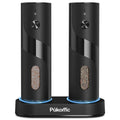 Electric Pepper Grinder Set USB-C Rechargeable with LED Light Ceramic Core Adjustable for Grilling, Camping and Outdoor Meals