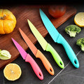 Paring Knife Set 4-Piece, 3 Inch Ultra Sharp Stainless Steel Blade Fruit and Vegetable Peeling Knife with PP Handle