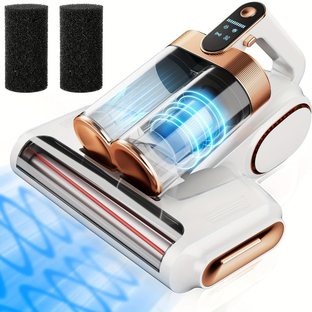 Handheld Vacuum Cleaner SRGORH Cordless Mattress Model with 16KPa Label, Dual Dust Cups, 30-Minute Runtime and Two Colors