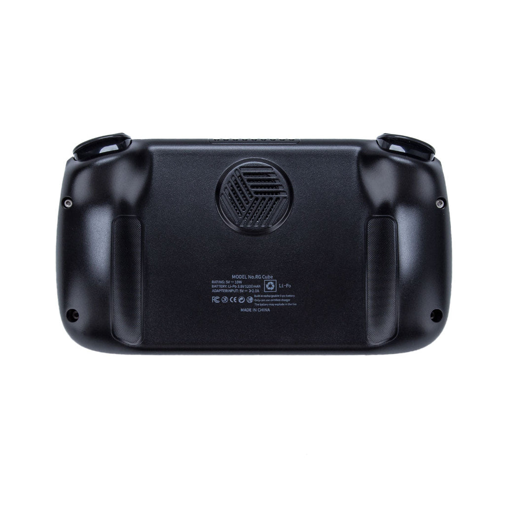 Handheld Game Console Anbernic RG Cube with 3.95-Inch IPS OCA Full-Lamination, 720x720 (Square), Multi-Touch, 128GB game-card bundle