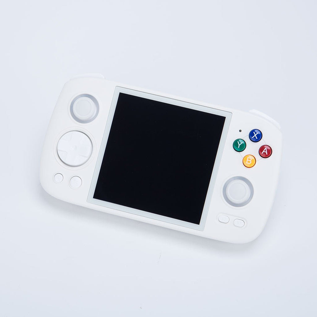 Handheld Game Console Anbernic RG Cube with 3.95-Inch IPS OCA Full-Lamination, 720x720 (Square), Multi-Touch, 128GB game-card bundle
