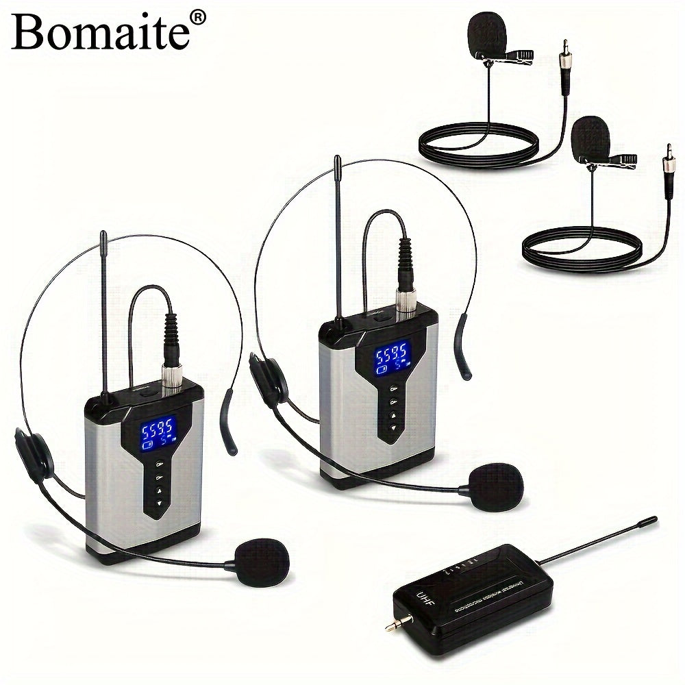 Audio Mixer, Wireless, Rechargeable, Bomaite, Lavalier for Live Sound