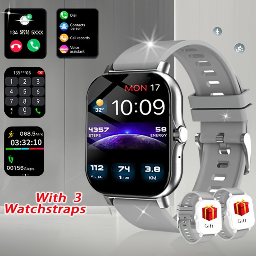 Smartwatch 1.83 Inch with Navigation, Calling, Multi-Sport Modes and Dual TPU Straps for Outdoors