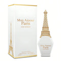 Eau de Parfum Mon Amour Paris for Women 100ml in Eiffel-Tower Bottle & Cream Gift Box for Daily Wear
