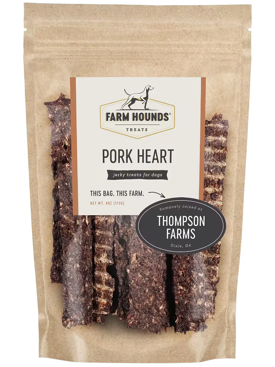 Dehydrated Pork Heart Dog Treats Default Title
