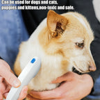 Pet Deshedding Brush, Two-in-One Grooming Comb with Stainless Steel Teeth and Non-Slip Handle