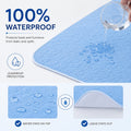 Incontinence Pad Leak Proof Mattress Protector Reusable Cotton Bed Pad for Seniors Elderly for Entryways, Bedrooms and Living Spaces