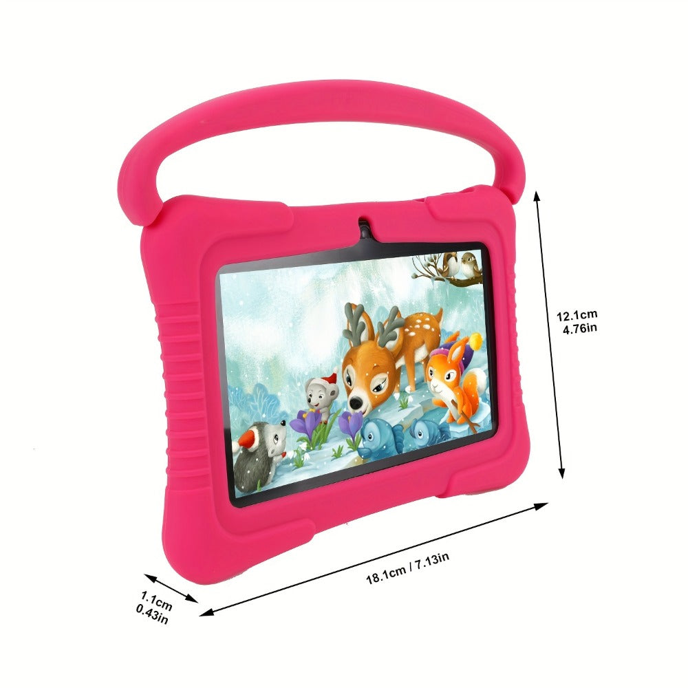 Kids Tablet Veidoo 7 Inch with 1GB or 2GB RAM, 16GB or 32GB Built-In Storage and Handled Silicone Case