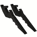 Motorcycle Foot Peg Extensions Adjustable 38-55mm – Universal Metal Footrest Passenger Pegs for Dirt Bike & Off-Road Vehicles, Black