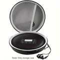 CD Player Carrying Case Shockproof Travel Organizer Bag – Fits GPX Soulcker ARAFUNA HOTT MONODEAL Disc Players
