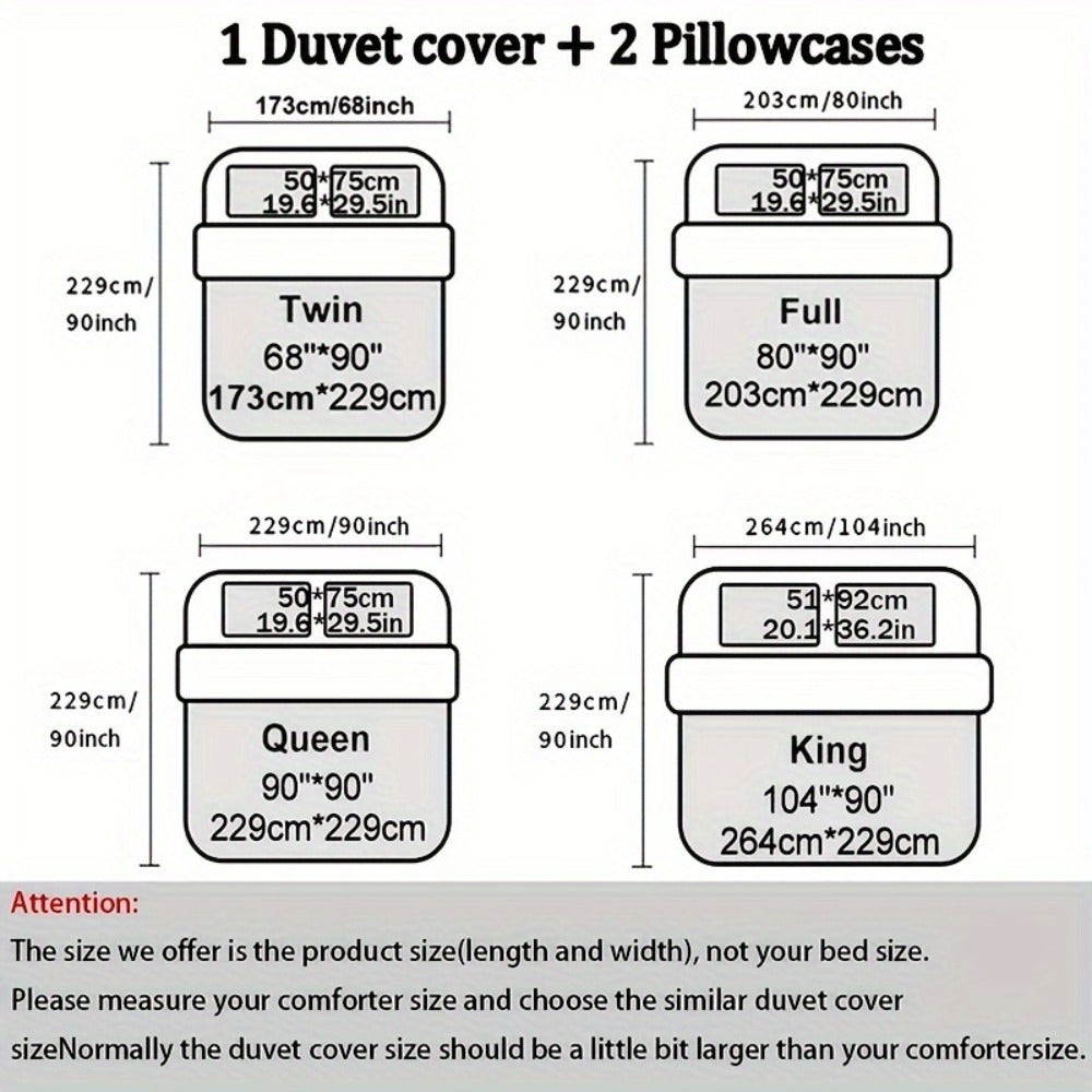 3-Piece Duvet Cover Set with Gold-Tone Sun, Moon, Star and Orbit Print in Twin to King Sizes