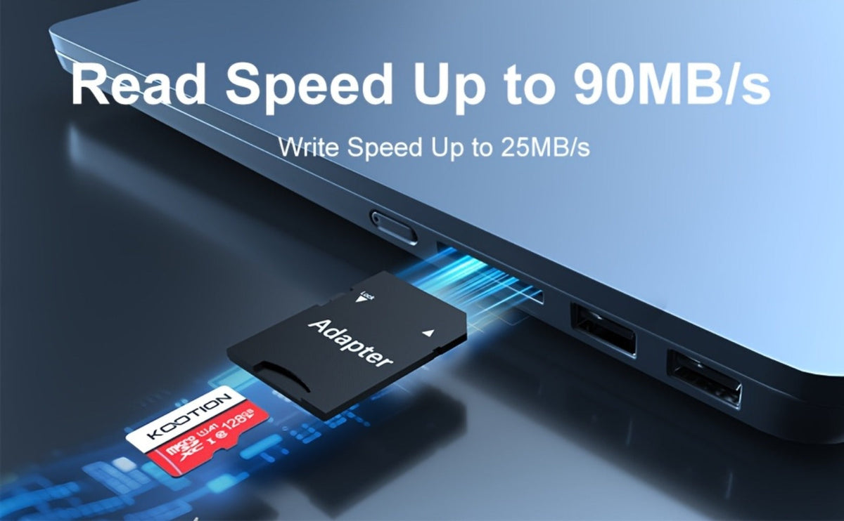 UHS-I C10 90MB/s Micro SD Card Bulk Pack with SD Adapter for an Everyday Personal Care Routine