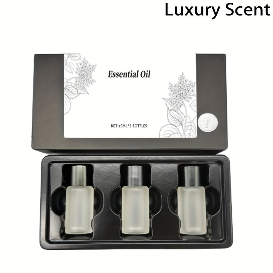 Car Essential Oils Set for Aromatherapy Diffuser – 3/6/10 Bottles 0.34oz Each, 7 Scents, Adjustable Vent Clip Air Freshener