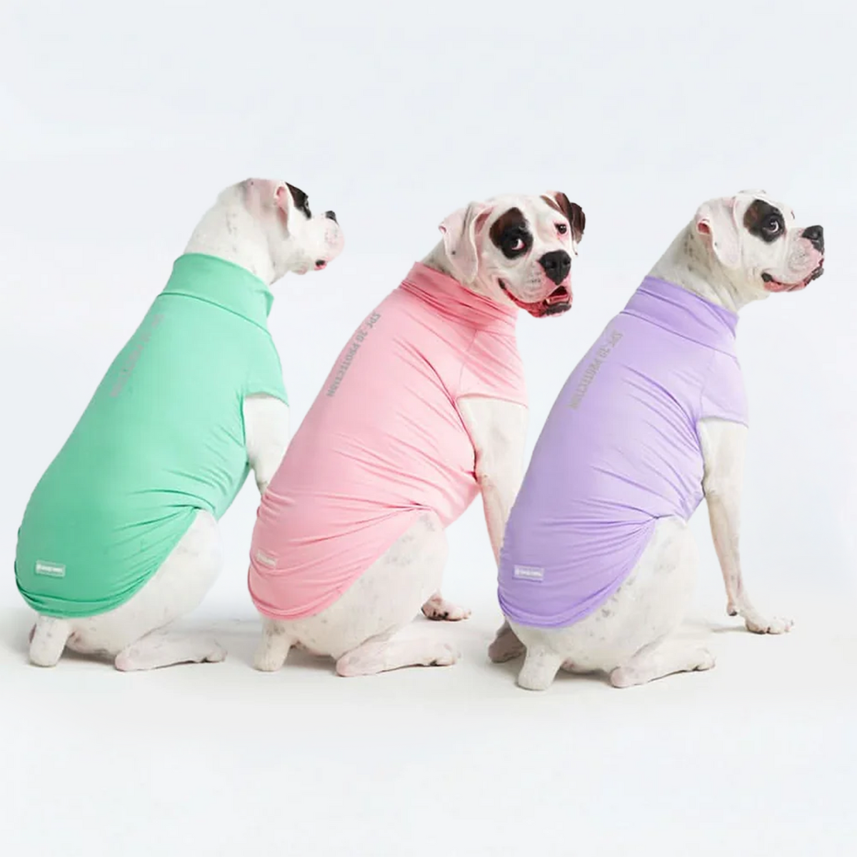 UPF 30 Dog Sun Shirt, Mint Pink Purple / 2XL