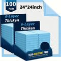 Disposable Underpads for Adults - XXL & XXXL Extra Large Incontinence Bed Pads - Leak-Proof for Entryways, Bedrooms and Living Spaces