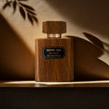Cologne Spray for Men MARK HIM OLD WOOD 100ml with Wood-Look Bottle, Rectangular Cap and Boxed Presentation