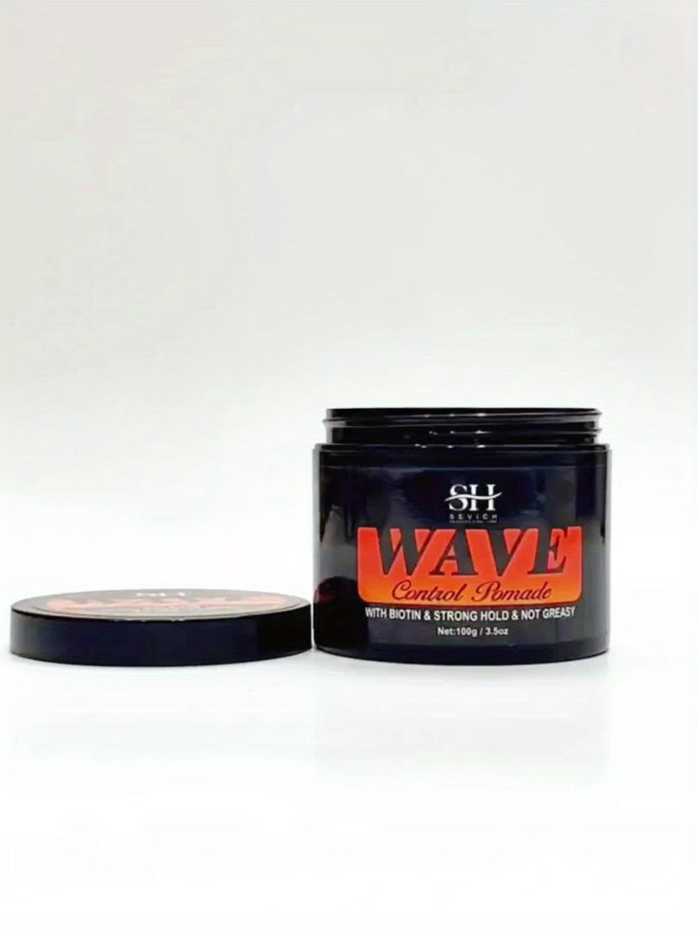 360 Wave Pomade Strong Hold Hair Styling with Jojoba Oil – Frizz Control Moisturizing Formula for Dreads Locks Twists Coily Curly Wavy Hair