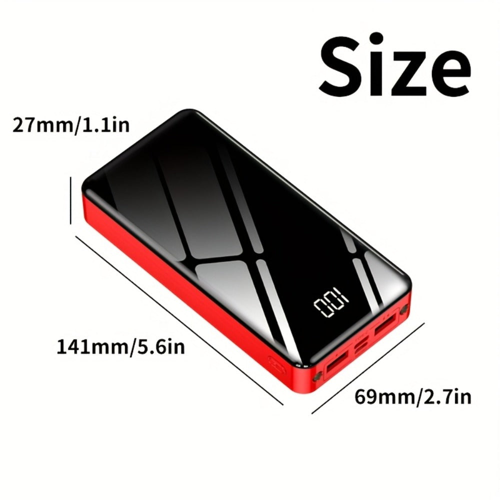 Power Bank 30000-100000mAh with Four-Port Layout, 22.5W Listed Charging and Digital Display