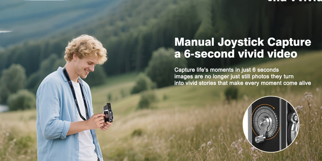 Digital Camera CHUZHAO Retro TLR-Style Model with 12MP Capture Marking, 1080P Video, Autofocus and Dual Filters