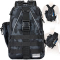 Waterproof Fishing Backpack Tackle Sling Bag – Rod Holder Daypack for Shore, Kayak & Fly Fishing | Men Women Outdoor Gear