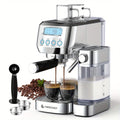 Espresso Machine 20 Bar with Milk Frother, Dual Boiler Coffee Maker, Touch Control, Cappuccino & Latte Machine with Dual Wall Filters
