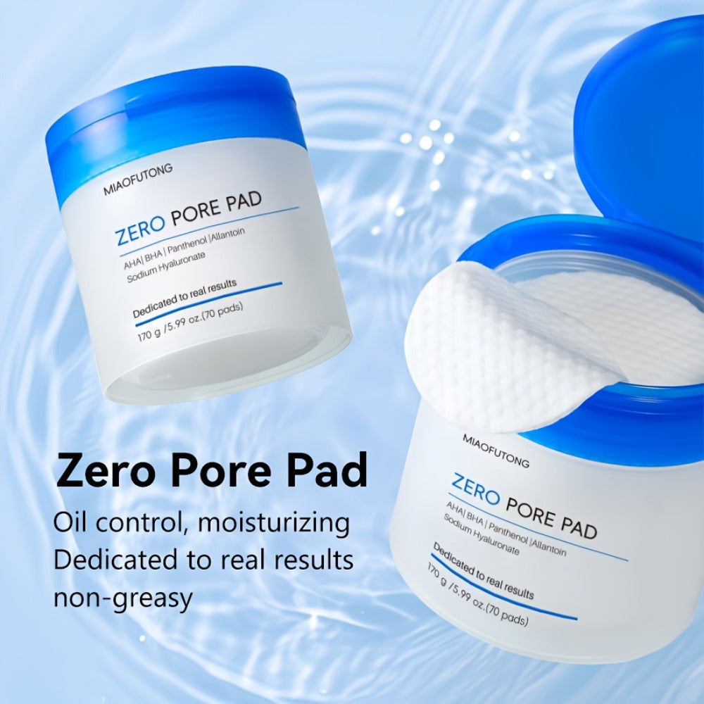 Exfoliating Face Cleansing Pads Pore Minimizing Blackhead Whitehead Remover Deep Cleansing for Bath Time, Home Spa and Personal Care