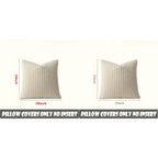 Velvet Throw Pillow Covers 4-Pack 20x20 Inch - Double-Sided Cushion Covers with Zipper Closure