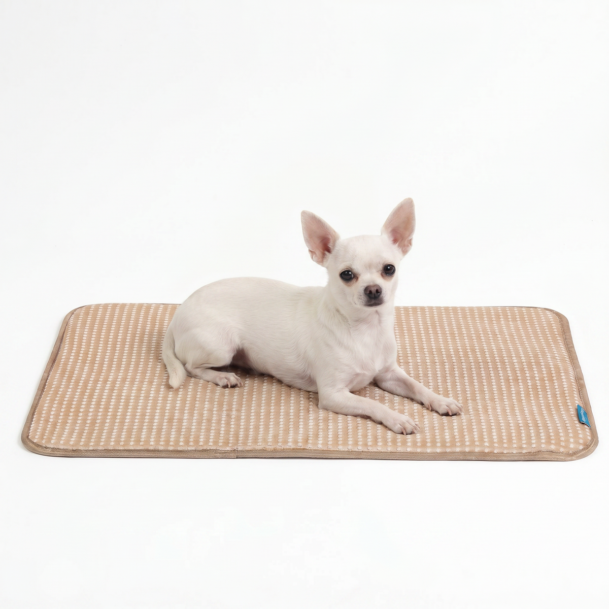 Breathable Cooling Dog Mat Waffle Brown / S