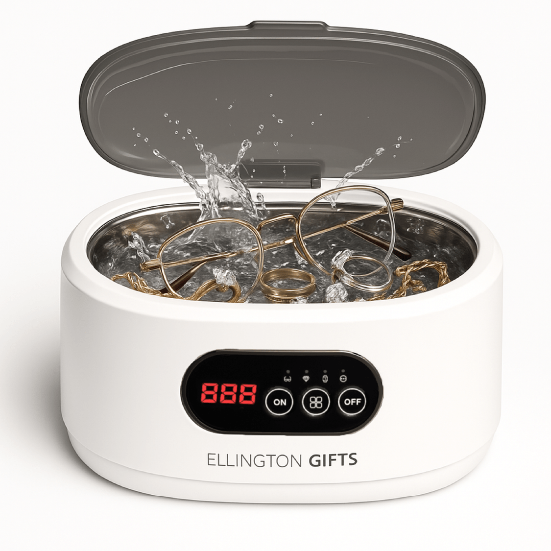 Ultrasonic Cleaner – Ultrasonic Jewelry Cleaner Machine 48000Hz Portable for Glasses Watches Dentures Rings